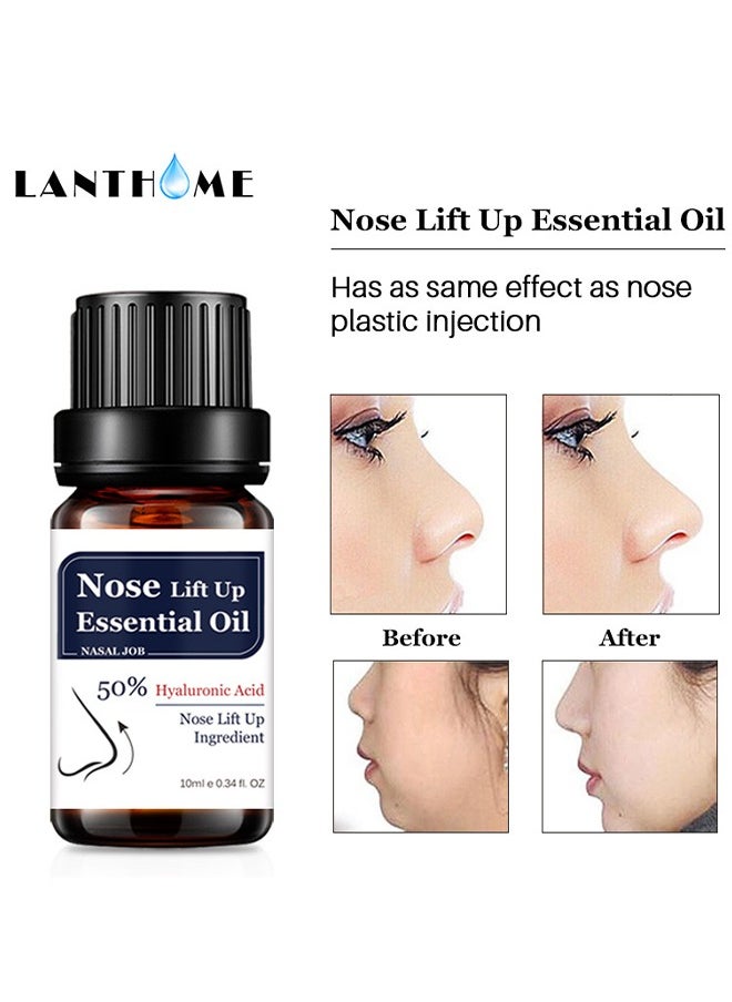 Lanthome Nose Lift Up Essential Oil, Heighten Rhinoplasty Collagen Firming Moisturizing Perfect Nose Serum Reshape Natural Beauty Skin Care  - Image 5