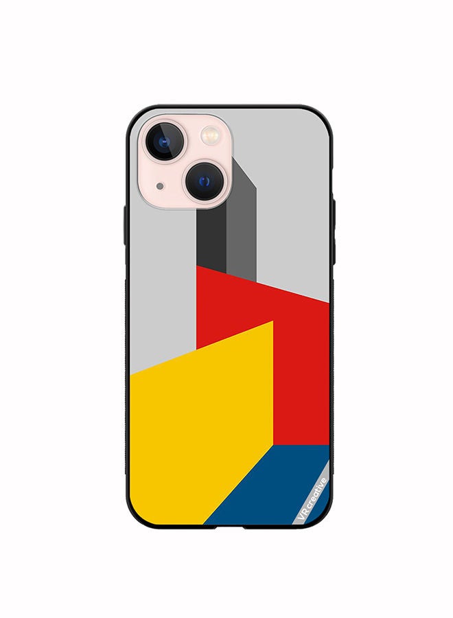 VR CREATIVE Protective Case Cover For Apple iPhone 13 Bauhaus Tower Design Multicolour - Image 1