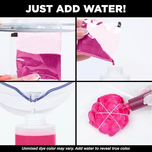 Tulip, Fuchsia One-Step Tie Kit Dye Refill Packs - Image 5