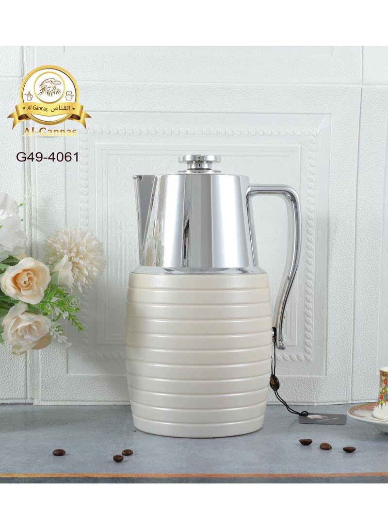 AL-GANNAS AL-GANNAS Premium Thermal Flask – 1L | Exclusive Design for Tea & Coffee - Image 5