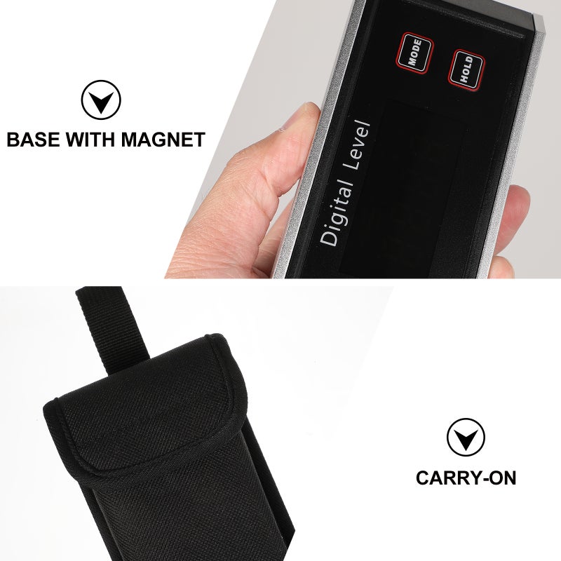 📦 منقلة رقمية مع مكتشف الزوايا وميزان لمقاييس دقيقة - Image 4