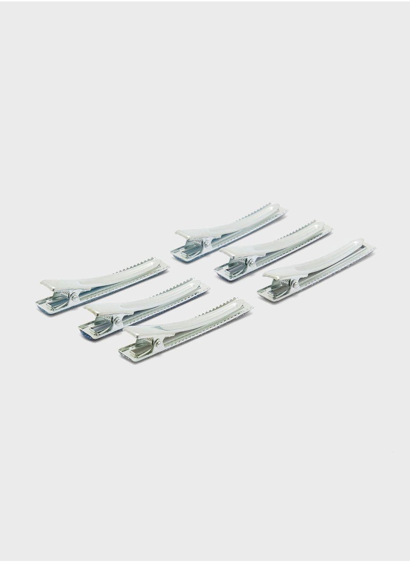 Claires Kids 6 Pack Glitter Hair Clip  - Image 3