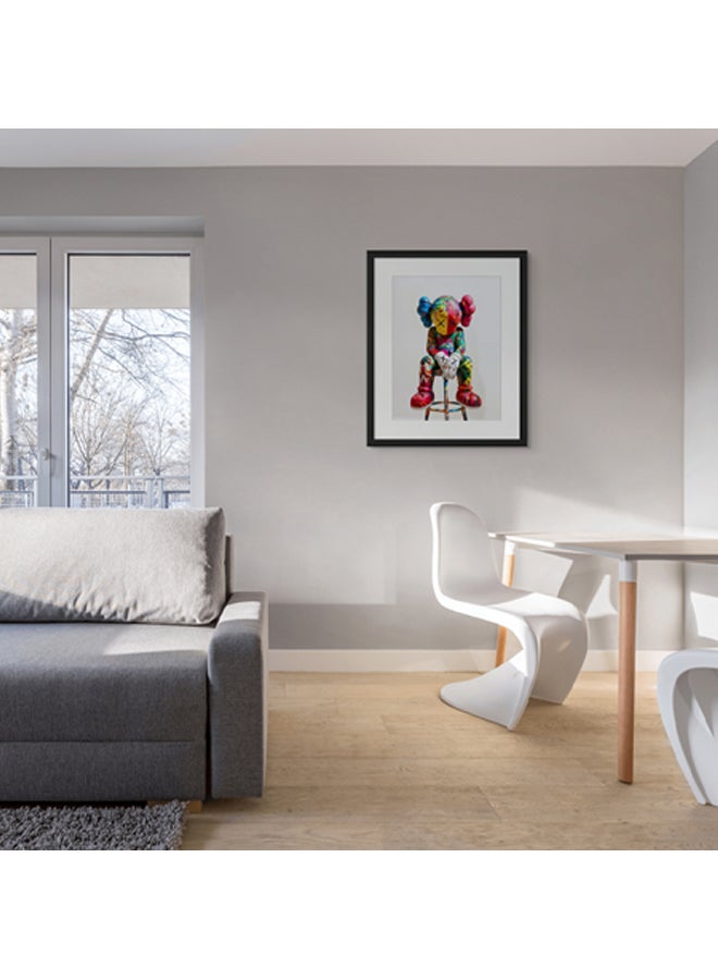 آرت دیکور  ديكور فني مؤطر بطباعة صورة فنية جميلة لفن البوب ​​KAWS، عمل فني معاصر مميز، ديكور حائط لغرفة المعيشة، غرفة النوم، المكتب، المنزل، الفنادق - Image 3