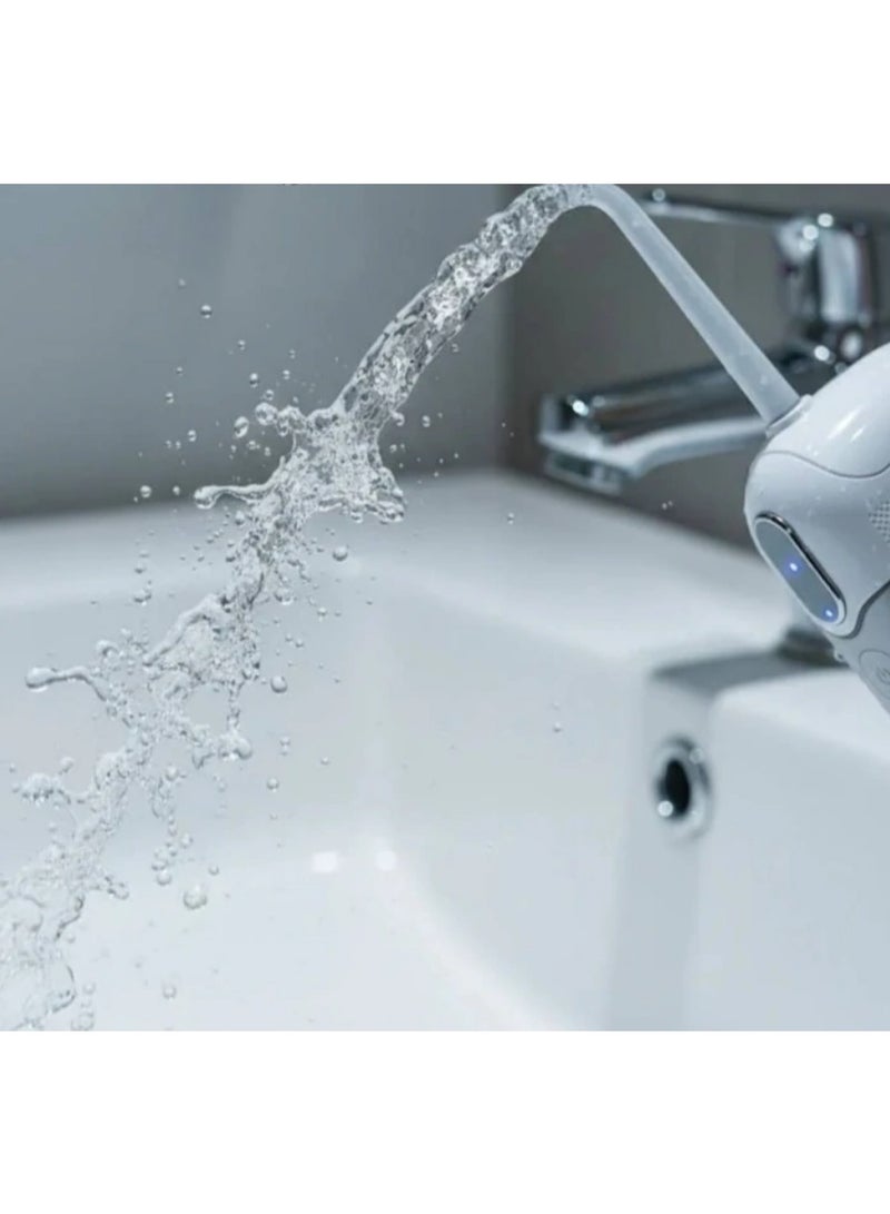China Made Water Flosser for Travel With 5 Cleaning Modes Rechargeable, Includes 4 Jet Tips Portable Electric Dental Oral Irrigator for Smile Teeth Braces  | WIDGETS MATRIX - Image 1