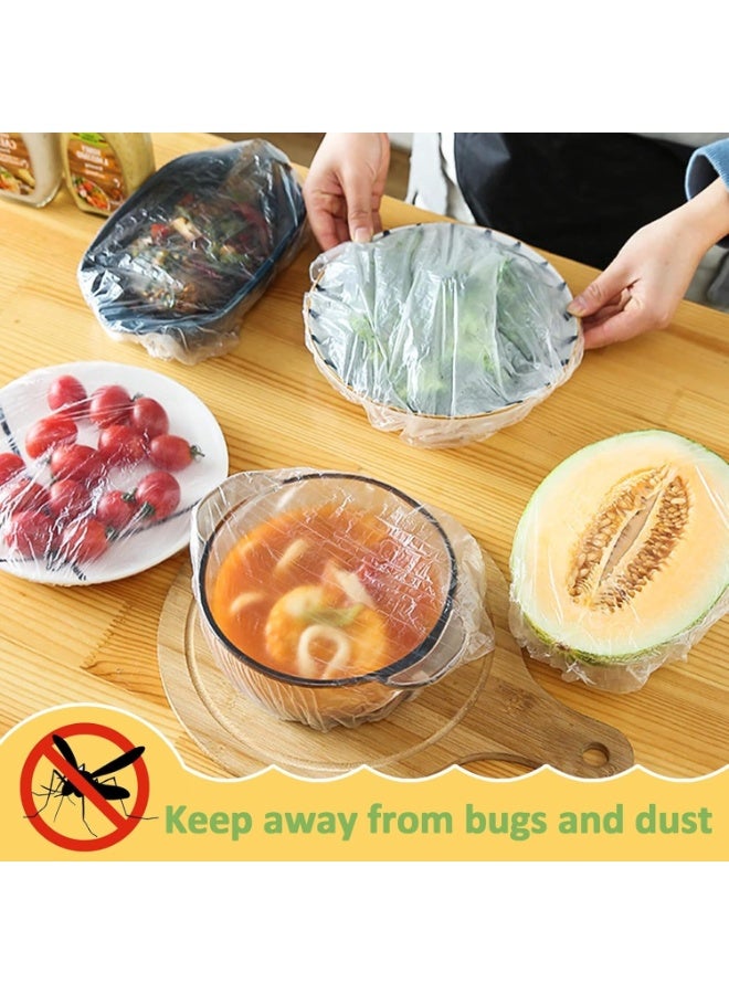 Clear Elastic Food Covers for Bowls, Plates and Pots, 20 Pack - Image 3
