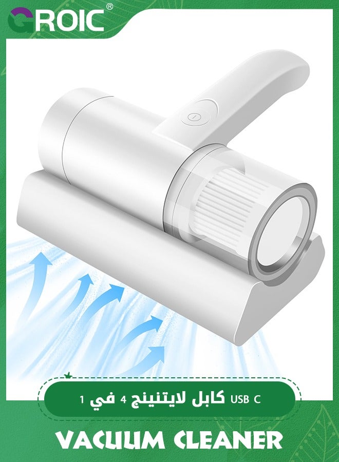 GROIC Home Mattress Vacuum Cleaner Cordless Mite Remover Handheld Vacuum Cleaner for Cleaning Bed Pillows Clothes Sofa Save Energy  - Image 1