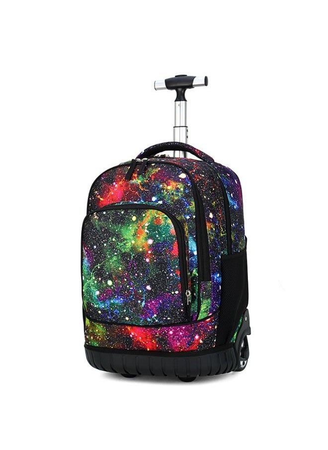 Generic Rolling Backpacks Kids' Luggage Wheeled Bags Kids Trolley School Bags  Printed Durable Bookbag  - Image 1