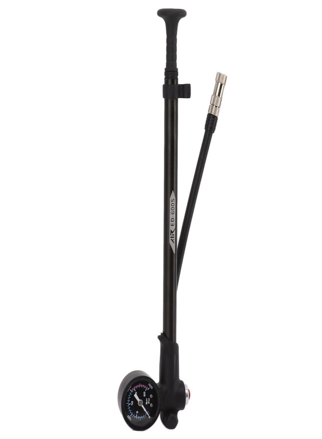 إنلي مضخة صدمات عالية الضغط 300 رطل لكل بوصة مربعة، محمولة، صمام أمريكي فرنسي، مصنوعة من سبائك الألومنيوم، للدراجات الجبلية والطرق والدراجات النارية. - Image 5