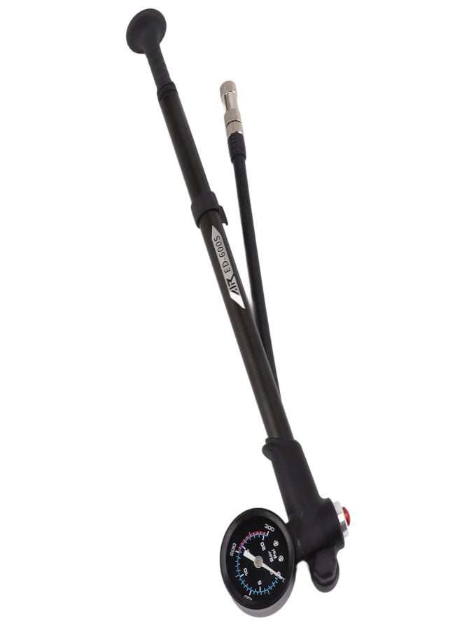 إنلي مضخة صدمات عالية الضغط 300 رطل لكل بوصة مربعة، محمولة، صمام أمريكي فرنسي، مصنوعة من سبائك الألومنيوم، للدراجات الجبلية والطرق والدراجات النارية. - Image 4