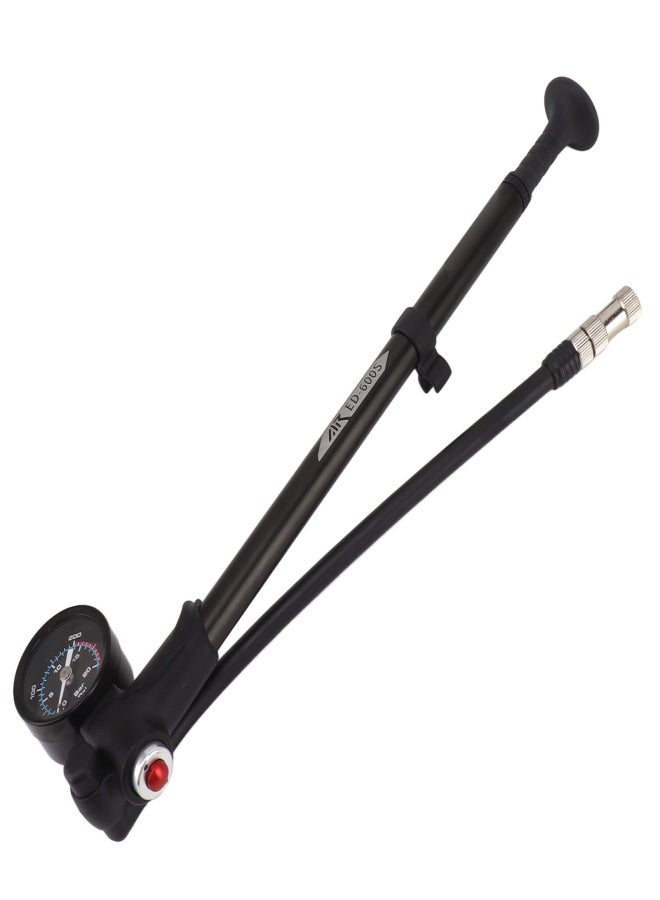 إنلي مضخة صدمات عالية الضغط 300 رطل لكل بوصة مربعة، محمولة، صمام أمريكي فرنسي، مصنوعة من سبائك الألومنيوم، للدراجات الجبلية والطرق والدراجات النارية. - Image 2