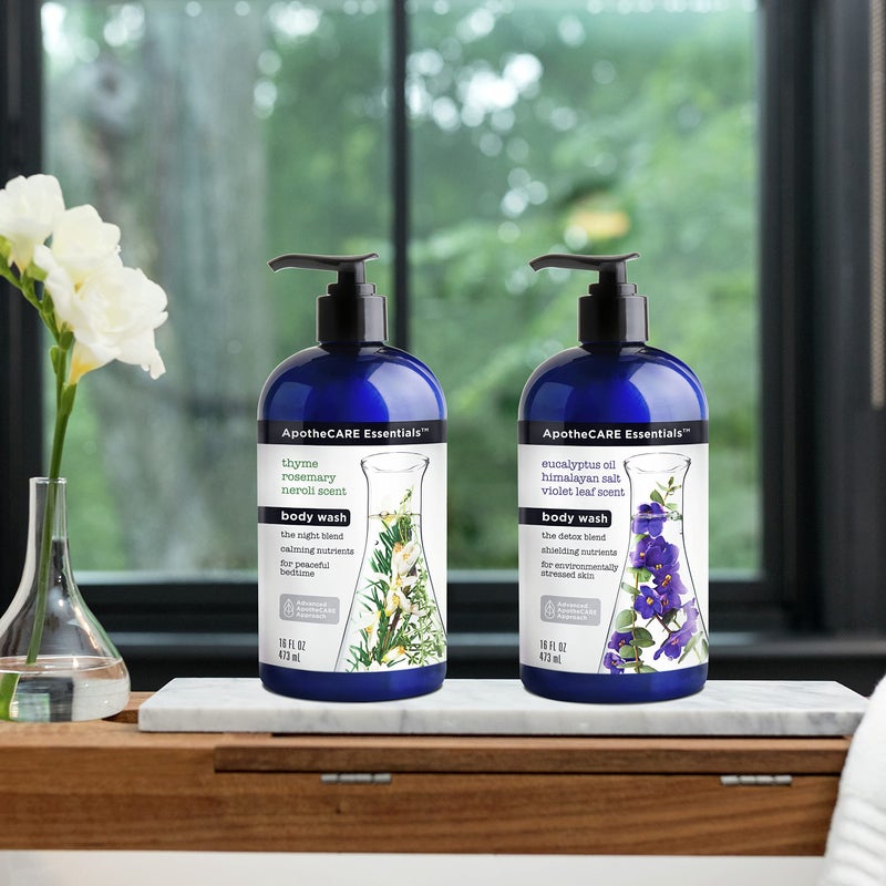 ApotheCARE Essentials The Detox Blend Body Wash Eucalyptus 16 oz - Image 2