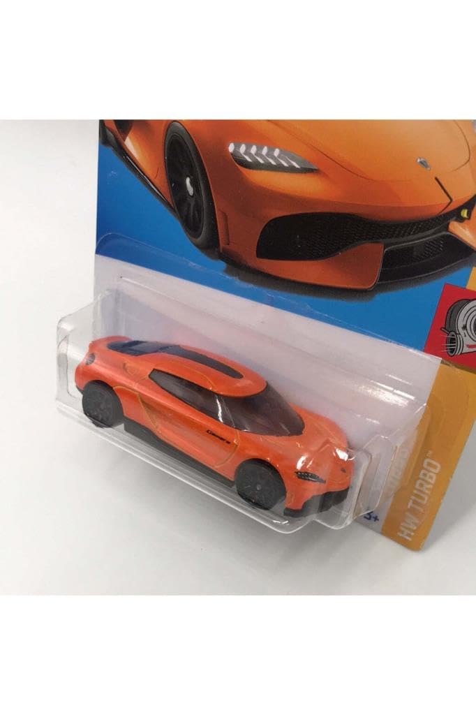 Hot Wheels هوت ويلز - كوينجسيج جيميرا - HW توربو 8/10 - HCX35 - بطاقة قصيرة - سيارة رياضية فائقة - ماتيل 2022