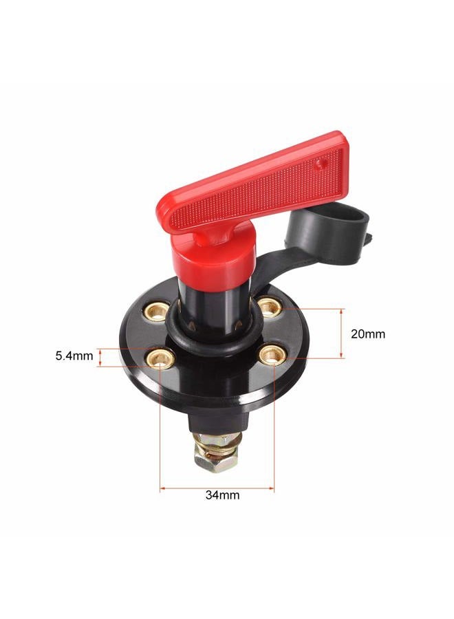 uxcell Battery Disconnect Switch Isolator Cut OFF Power Kill Switch for Marine Car Boat RV ATV Vehicles DC 60V/400A-B a19012400ux0209 - Image 2