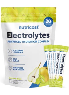 Electrolytes Powder Hydration Packets Orchard Blast, 20 Servings