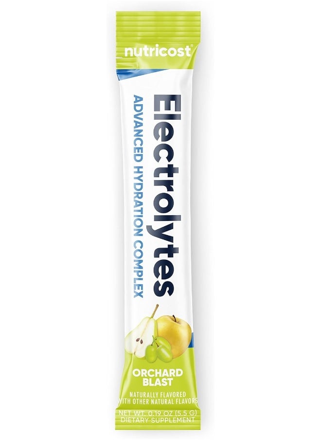 Nutricost - Electrolytes Powder Hydration Packets Orchard Blast, 20 Servings - Image 1