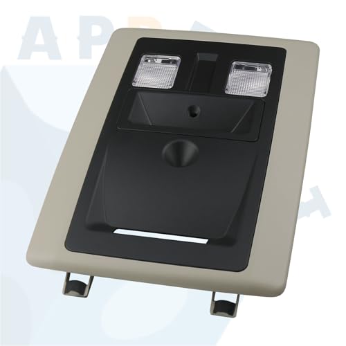 APPERFiT Overhead Console Housing w/Light & Lens for Interior Roof Compatible with 2009-2024 Dodge Ram 1500 2500 3500 4500 5500 Truck Accessories Parts Interior Dome Map Reading Light - Image 4