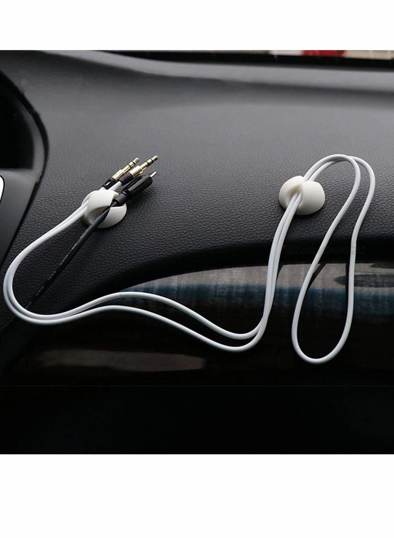 Y&D Long Lasting Cable Tidy Clips Management System Desktop Cord Holder Hider Charging Drop Organizer for TV PC Laptop Home Office and - Image 2