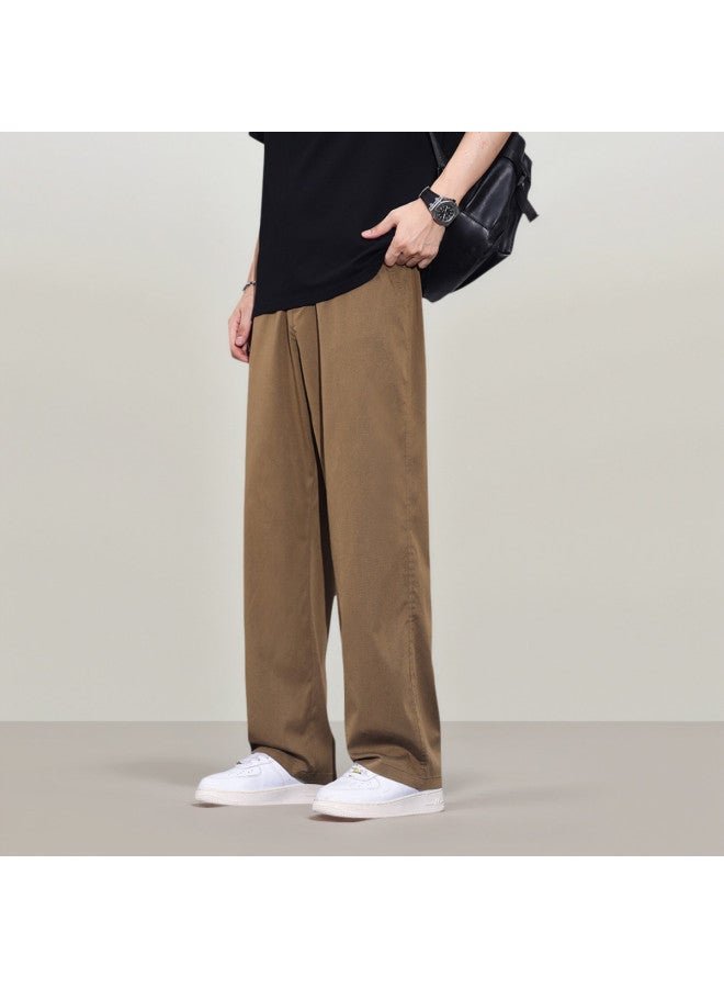 Tucano summer Lightweight Low-maintenance Lyocell Casual Trousers Minimalist Straight-leg Outdoor Pants For Men - Image 3