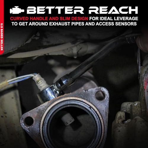 ABN 7/8in 22mm Flexible Head Oxygen Sensor Head Wrench, Forged Steel Heavy Duty - Image 3