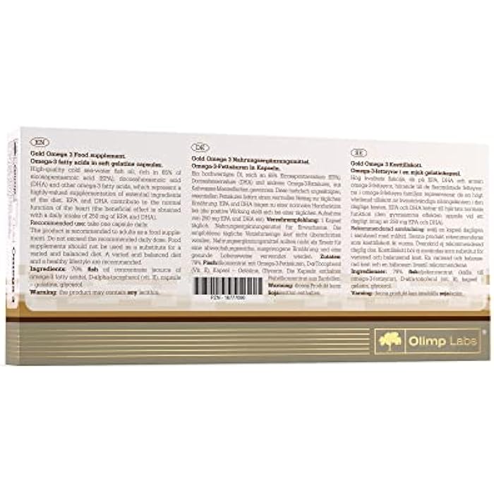 Olimp Labs Olimp Gold Omega 3 - 60 Capsules - Omega 3 fatty acids - Image 2