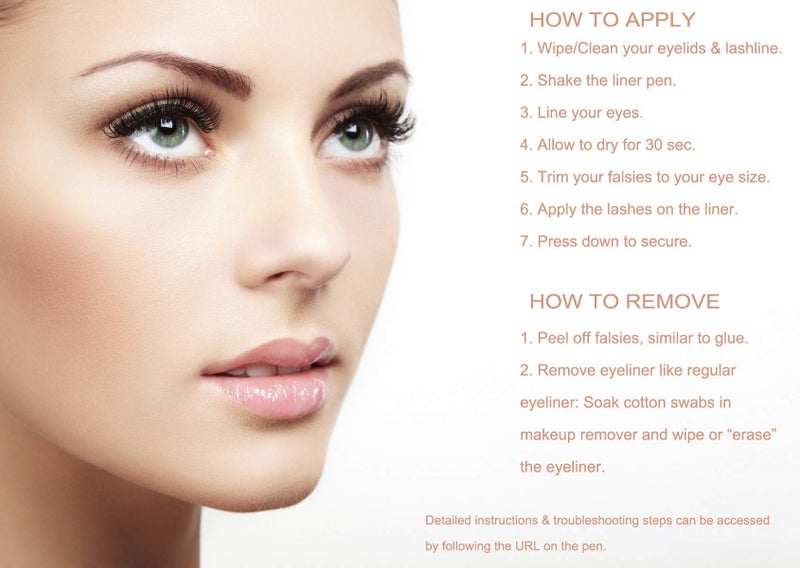 Lash'd Up Lash Glue & Eyeliner Hybrid (Extra-Strength, Black) Glue Liner Pen Waterproof for False Lashes, Strong Hold 0.06 Oz. - Image 4