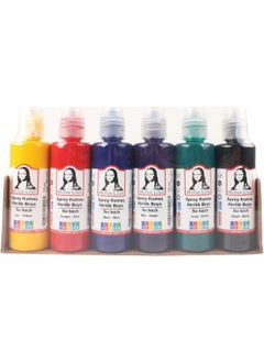 Südor Spray Fabric Acrylic Paint Water Based 6x70 Ml  - Image 2