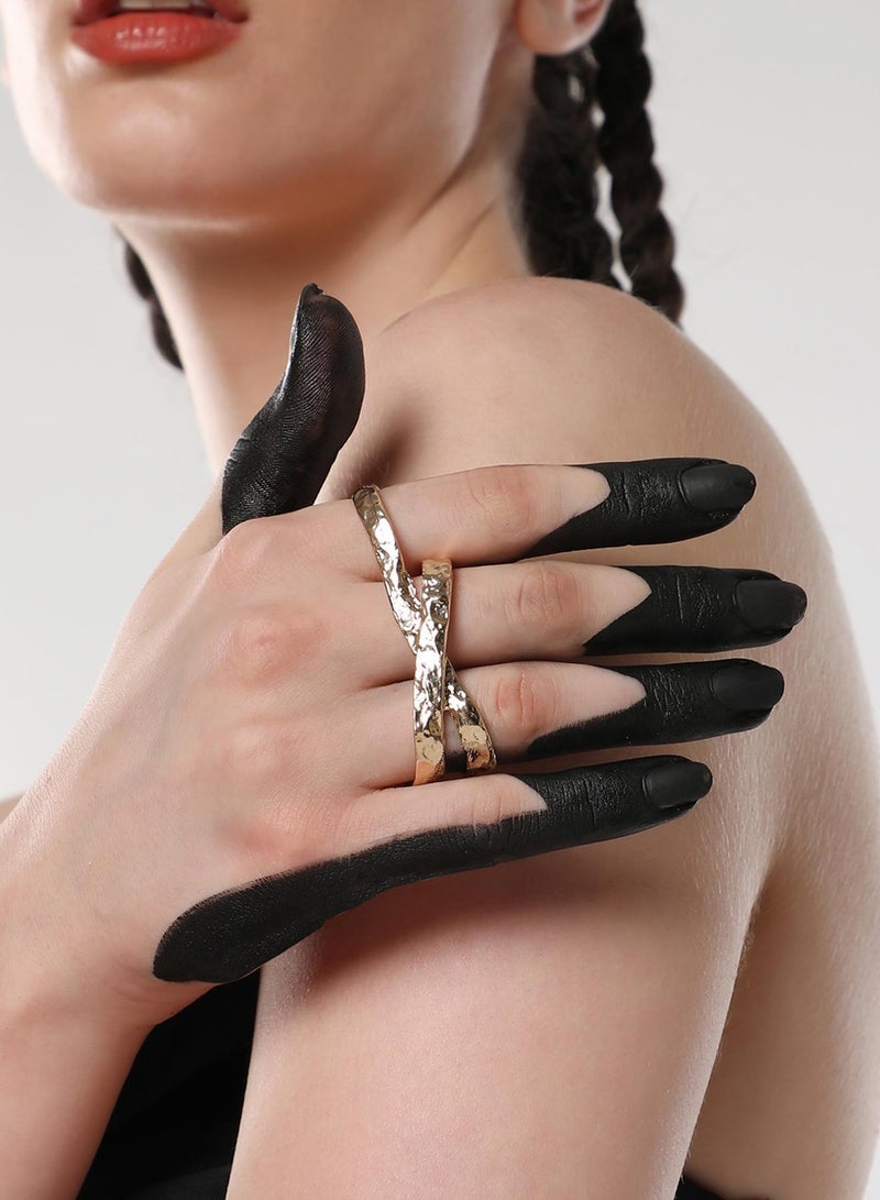 SOHI Adjustable Contemporary Artificial Finger Ring Jewellery - Image 4