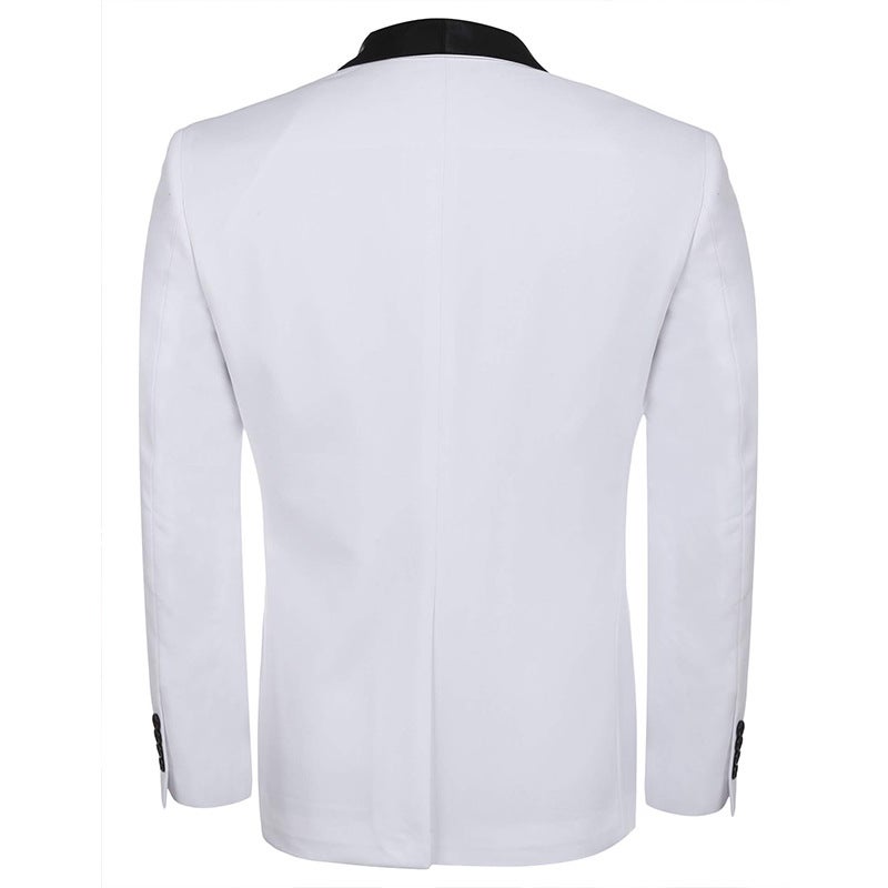 New Men'S Single Button Suit Wedding Banquet Groom'S Best Man Suit Jacket Slim-Fit Korean Style Dress - Image 5