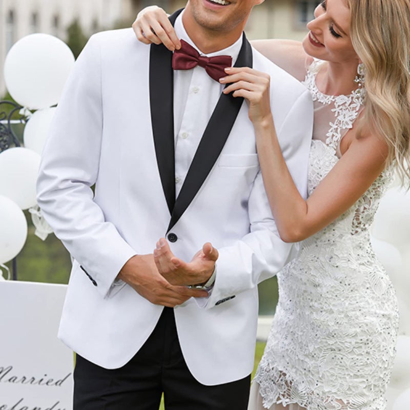 New Men'S Single Button Suit Wedding Banquet Groom'S Best Man Suit Jacket Slim-Fit Korean Style Dress - Image 1