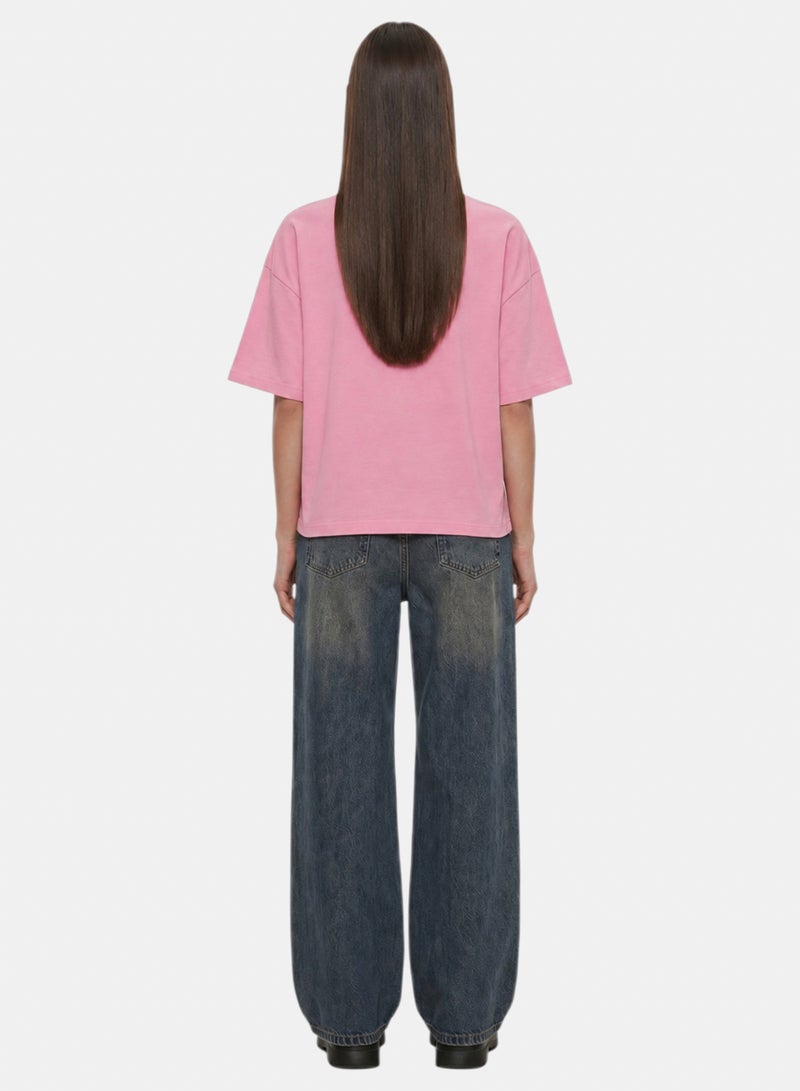 CTRL Initials Boxy Fit T-shirt - Women - Image 1