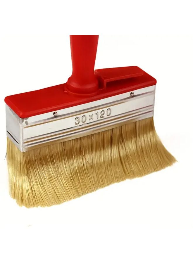 Large Red Paint Brush 30x120 for Walls Doors Flooring Wood Decor Smooth Finish - Image 2