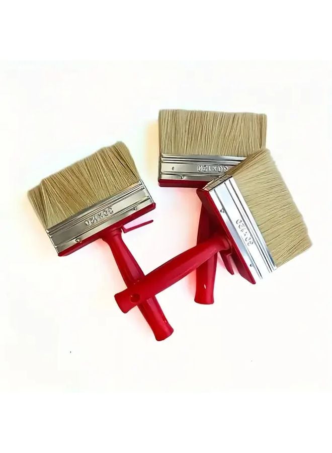 Large Red Paint Brush 30x120 for Walls Doors Flooring Wood Decor Smooth Finish - Image 5
