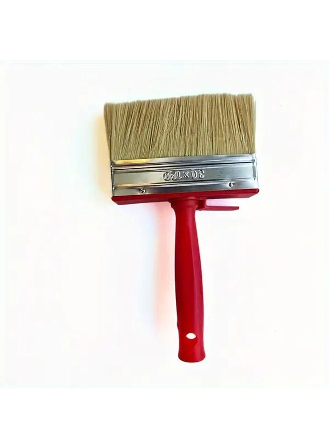 Large Red Paint Brush 30x120 for Walls Doors Flooring Wood Decor Smooth Finish - Image 1