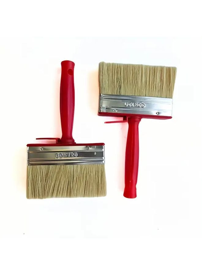 Large Red Paint Brush 30x120 for Walls Doors Flooring Wood Decor Smooth Finish - Image 3