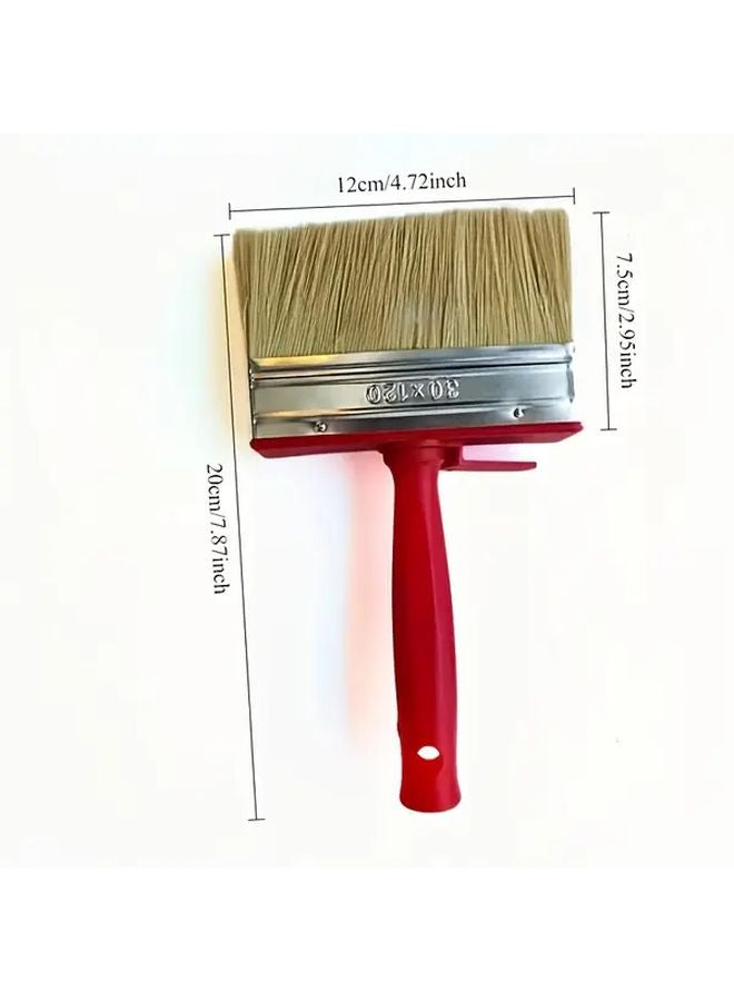 Large Red Paint Brush 30x120 for Walls Doors Flooring Wood Decor Smooth Finish - Image 4