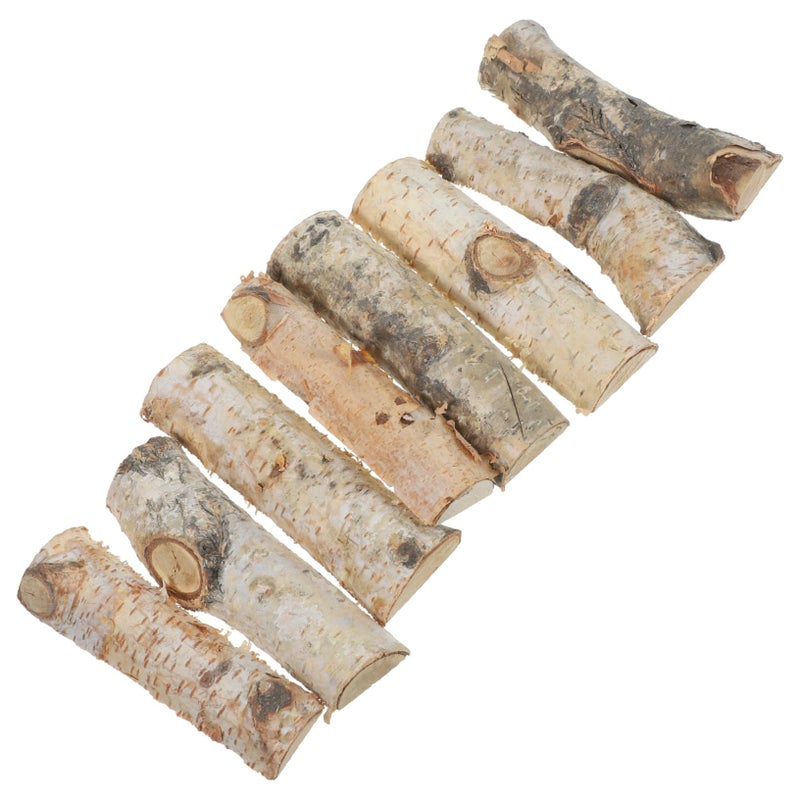 Natural Wood Log Sticks For DIY Fish Tank Decoration Crafts And Wedding Photo Props 8Pcs - Image 2