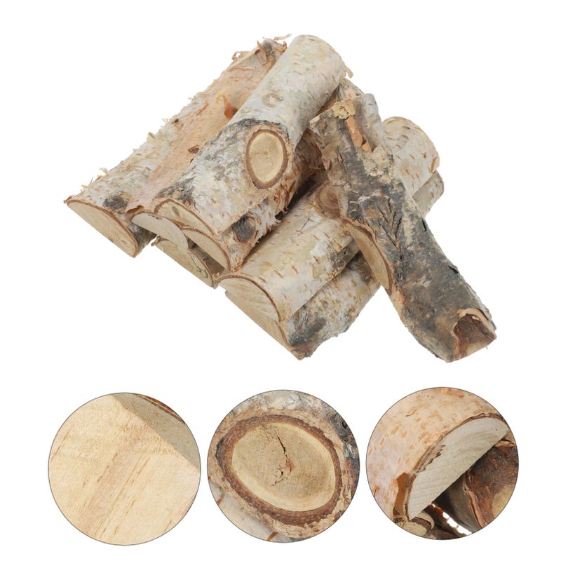 Natural Wood Log Sticks For DIY Fish Tank Decoration Crafts And Wedding Photo Props 8Pcs - Image 4