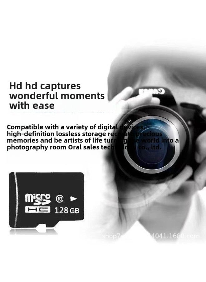 High-speed Memory Card 128g Driving Recorder 64gsd Card Monitoring Camera 32g Memory Card Tf-Color:Card + Card Holder + Card Reader-Capacity:128GB  - Image 4