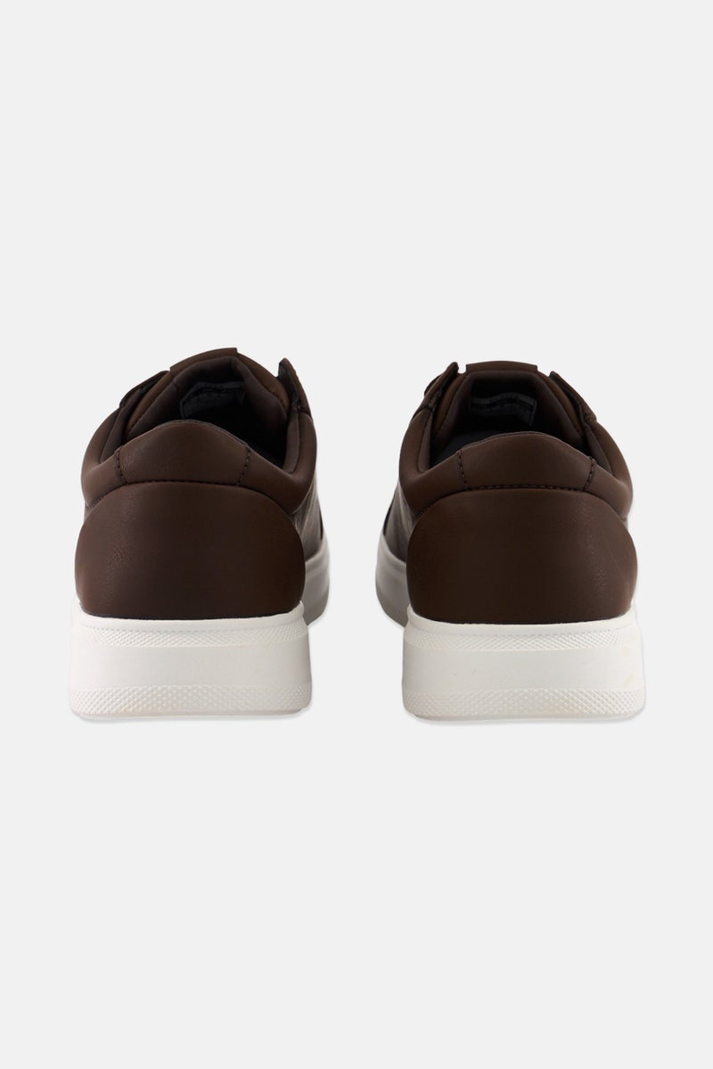 Algspar Men Lace Up Shoes, Dark Brown  - Image 2