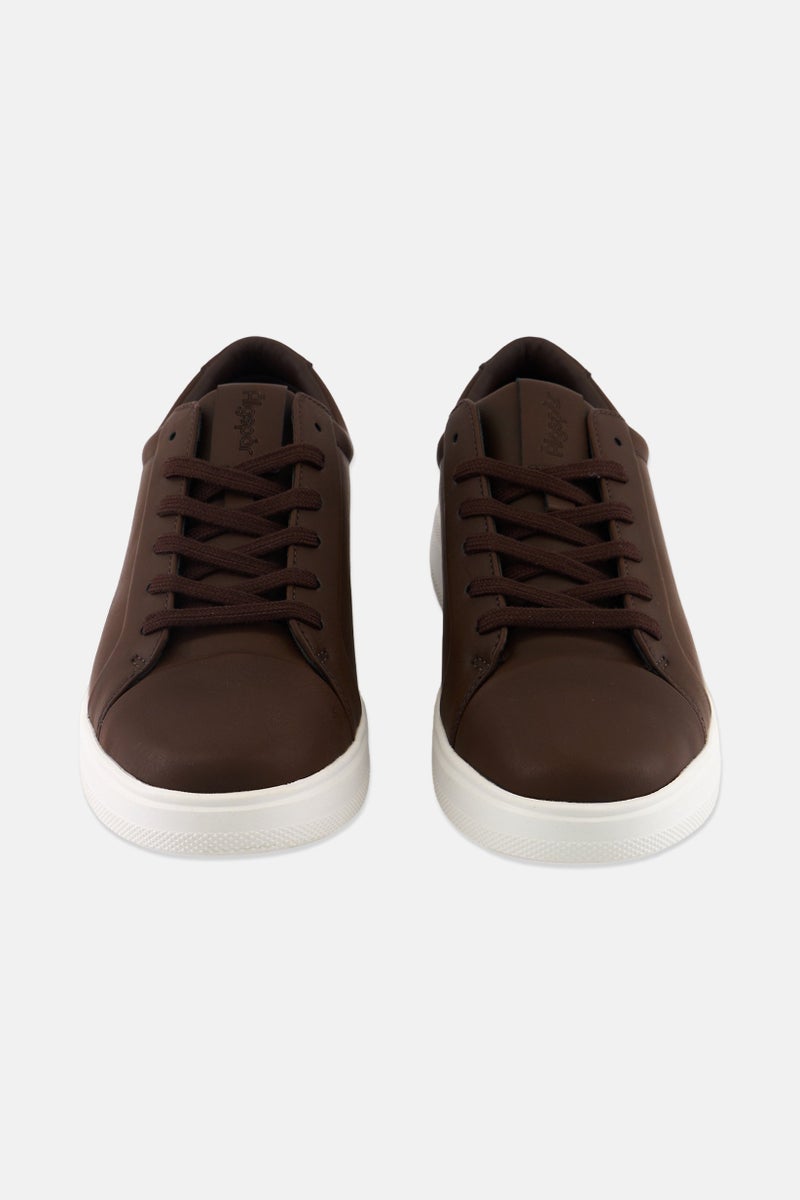 Algspar Men Lace Up Shoes, Dark Brown  - Image 3