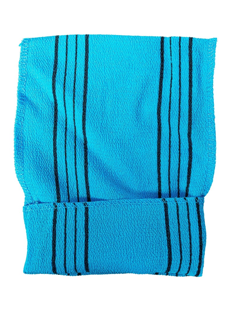 Moroccan Oil Moroccan Oil Korean Bath Gloves - Exfoliating Blue Gloves for Deep Cleansing, Skin Revitalization, and Smooth Texture  - Image 2