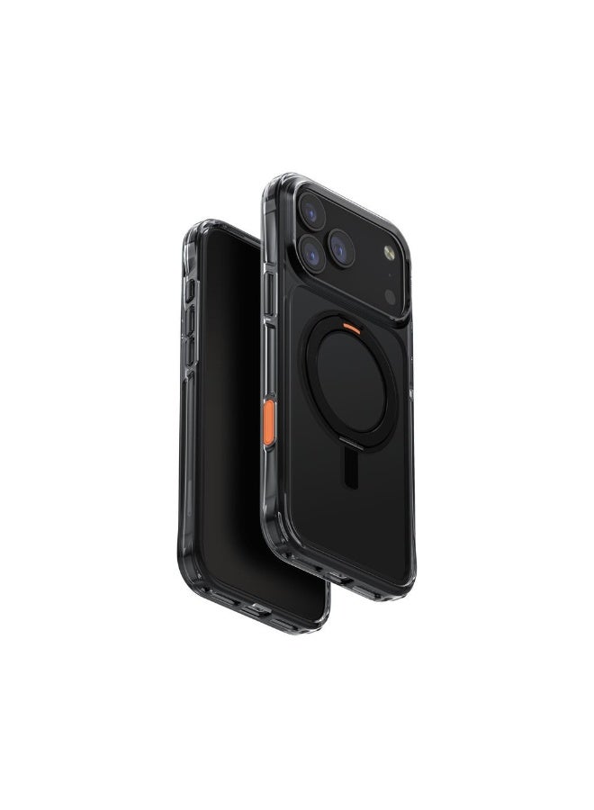 UNIQ iPhone 17 Protective Phone Cover (Carbon Black) | Slim & Lightweight | Shockproof Protection | Matte Finish | iPhone 17 Pro Carbon Black