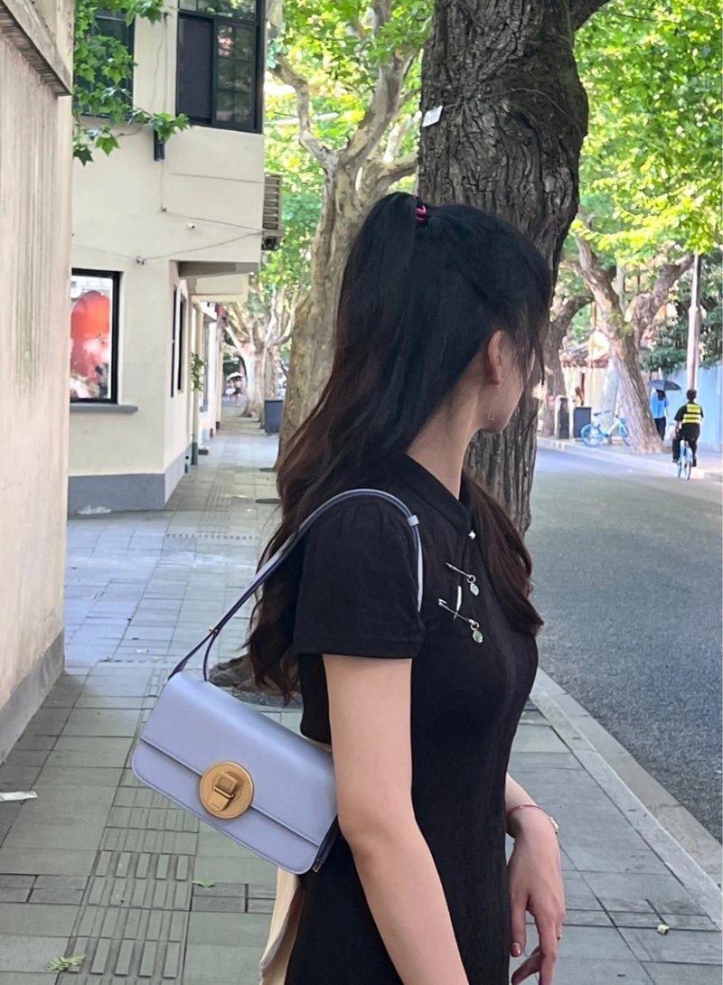 بيكو حقيبة بيكو باجيت صغيرة مربعة، حقيبة باجيت، حقيبة كتف، حقيبة كروس بودي تحت الإبط - Image 3
