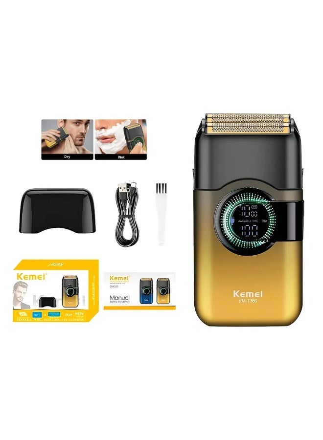 Kemei KM-T389 Rechargeable Electric Shaver for Men - Image 1