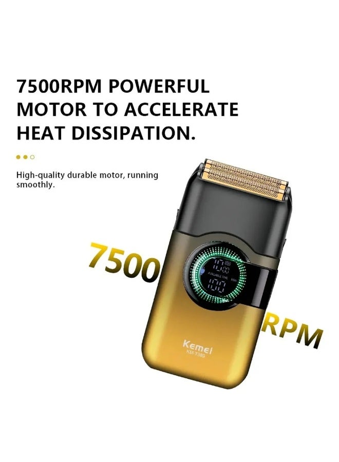 Kemei KM-T389 Rechargeable Electric Shaver for Men - Image 3