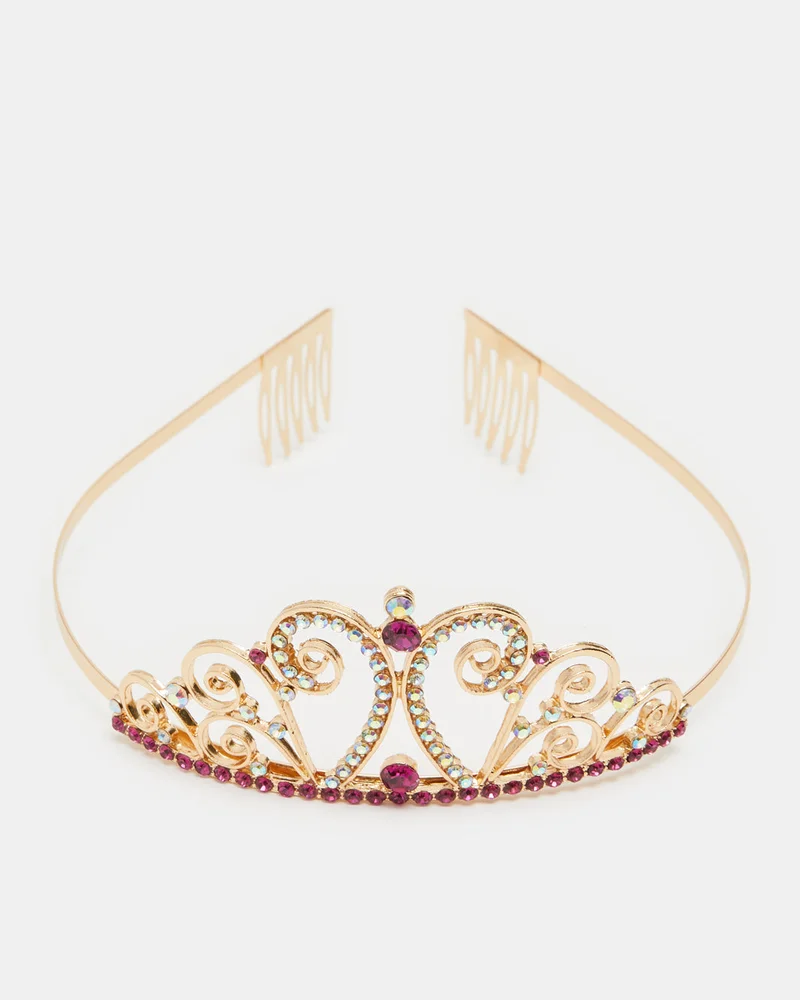 REDTAG Girls Gold Embellished Headband