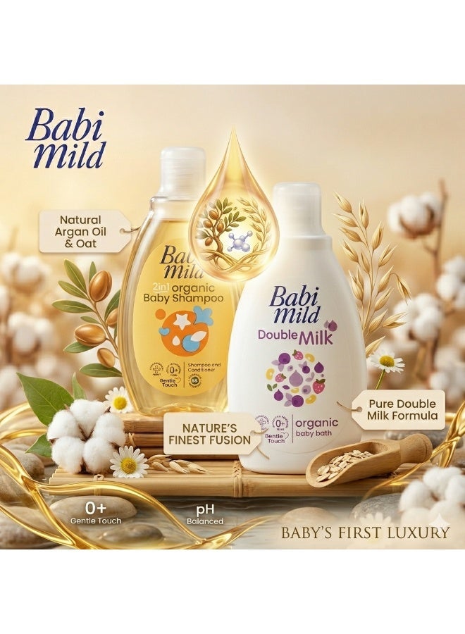 BABIMILD Organic Baby Shampoo & Shower Gel 180m +180 ml - Image 4