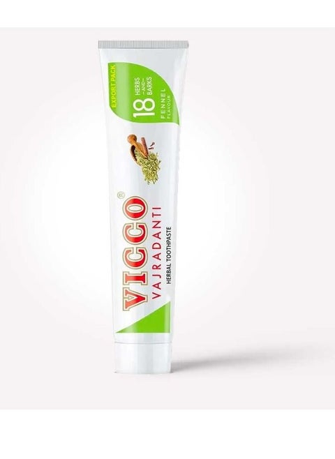VICCO VAJRADANTI HERBAL TOOTHPASTE FENNEL FLAVOUR 200gm