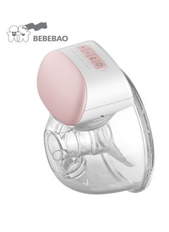 BEBEBAO Wearable Hands Free Electric Single Portable Breast Cup, 240ml With 3 Modes 10 Suction Levels  - Image 1