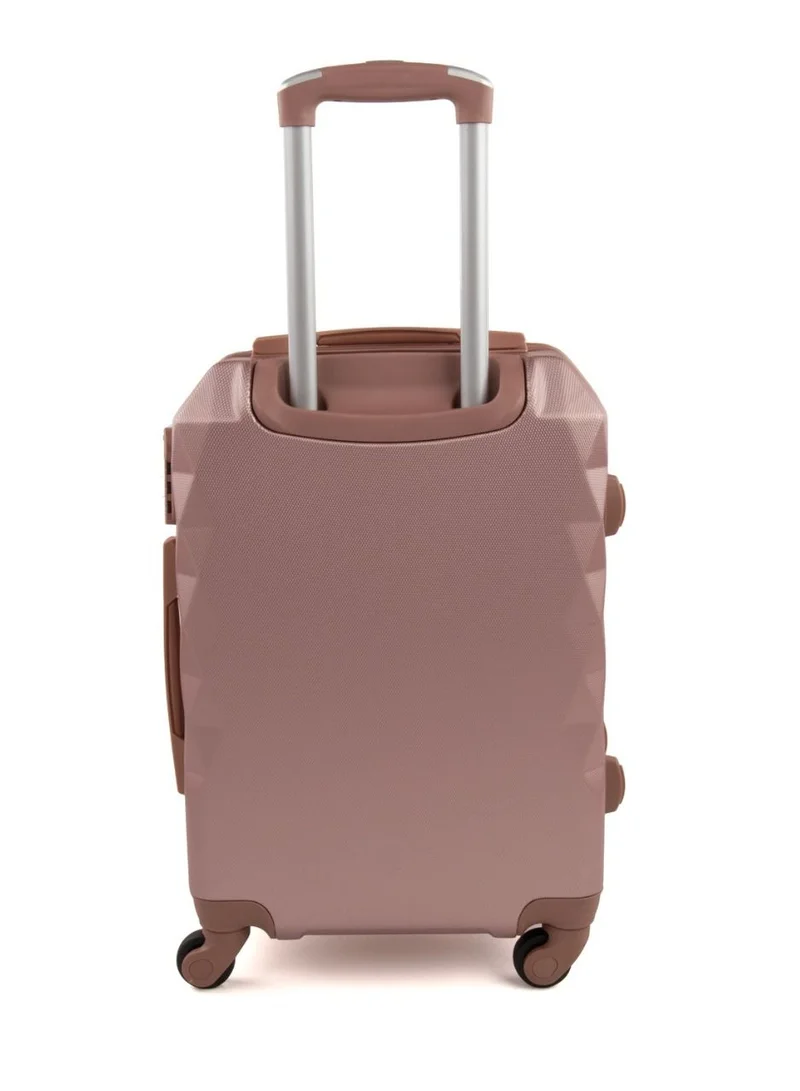 LIMRA Hardside 6 Piece Luggage Trolley Set Rosegold